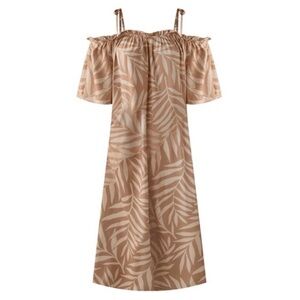 ANTHROPOLOGIE • Conditions Apply Fern TieStrap Kaftan Maxi Beach Hawaii Dress